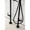 Aqua Vintage CCK8400DL Freestanding Tub Faucet with Supply Line, Stop Valve, Matte Black CCK8400DL - alternate 6